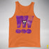 Lesbian Labrys Pride Grunge Exclamation Points Premium Tank Top - Orange